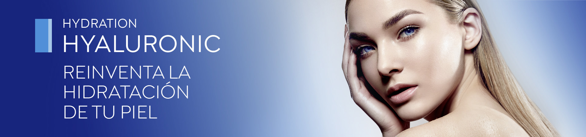 Foto rostro mujer -Ainhoa Cosmetics. Hydration. Hyaluronic. Reinventa la hidratación de tu piel