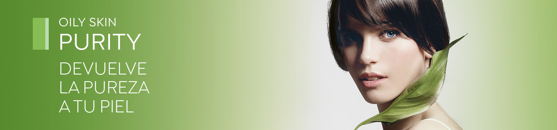 Foto rostro mujer - Ainhoa Cosmetics.Oily skin. Purity. Devuelve la pureza a tu piel